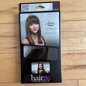 Hairdo by Hairuwear Clip-In Bangs - Ginger Brown